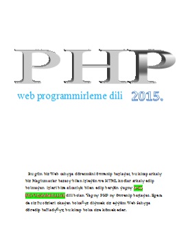 PHP web programmirleme dili
